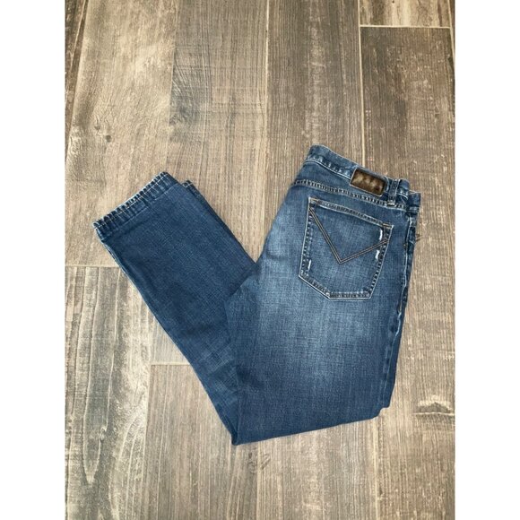 John Varvatos USA Mens Distressed Straight-Leg Jeans size 36 - Picture 1 of 7